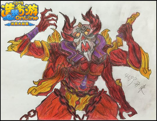 洪荒大劫篇手绘火之祖巫-4399开来