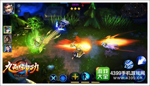 击飞击晕直观技能特效 《九阳神功》画面表现力