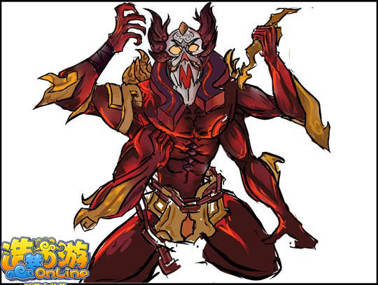 洪荒大劫篇板绘火之祖巫-4399认迪双