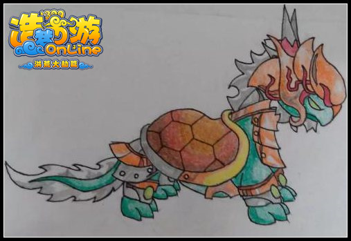 洪荒大劫篇手绘玄武-4399神圣广法天尊