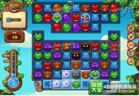 开心消消乐120关三星攻略