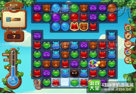 开心消消乐120关三星攻略