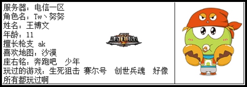 4399生死狙击王者争霸第五赛季季后赛A组选手资料