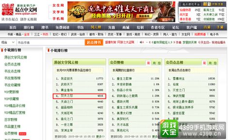 焚天之怒小说起点排行榜