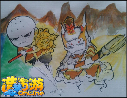 洪荒大劫篇手绘弱者的崛起-4399【竺】寂岁月