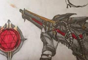 生死狙击玩家手绘—炎魔咆哮frist strike