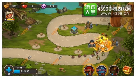 城堡突袭2第2-3关第八波技能