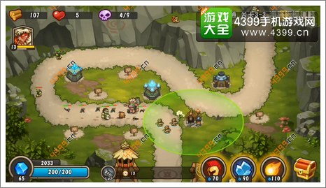 城堡突袭2第3-3关第3波
