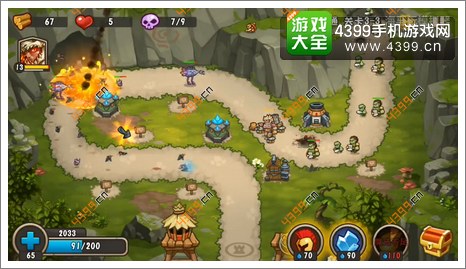 城堡突袭2第3-3关第7波