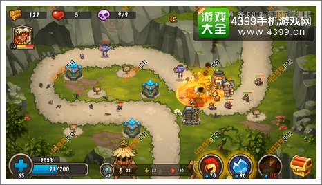 城堡突袭2第3-3关第9波
