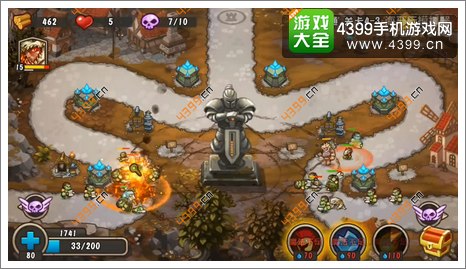 城堡突袭2第4-3关第7波