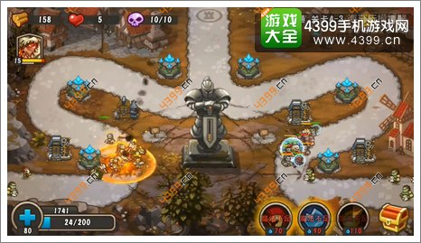 城堡突袭2第4-3关第10波