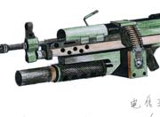 生死狙击玩家手绘—M249狂蟒