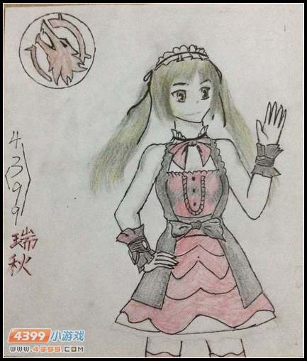 生死狙击玩家手绘—美妞瑞秋