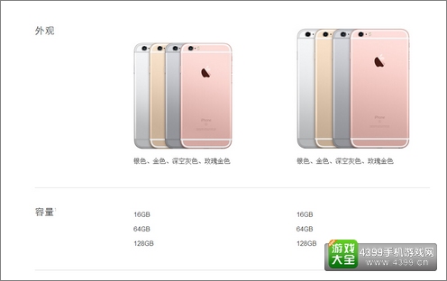 iphone6S参数配置规格 变质不变形