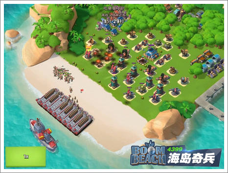 海岛奇兵哈莫曼防御布局