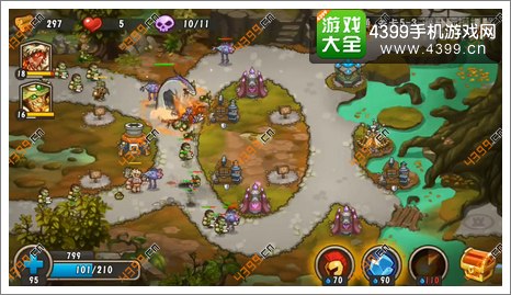 城堡突袭2第5-3关第10波技能