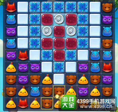 开心消消乐134关三星攻略