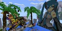 minecraftpe过山车存档 Pixel Art Express III
