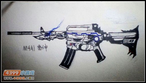 生死狙击玩家手绘—霸气的雷神