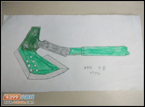 生死狙击玩家手绘—手斧
