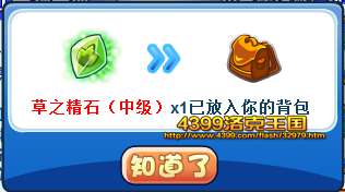 洛克王国草之精石中级