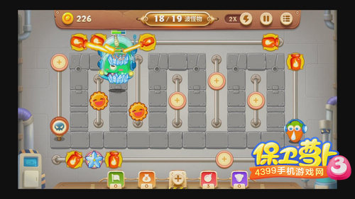 保卫萝卜3工厂第17关攻略