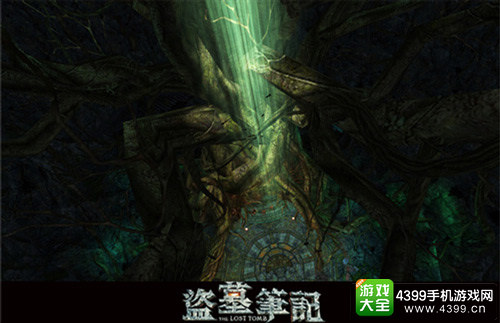 国内首款融合性3D动作手游《盗墓笔记S》九头蛇柏场景俯视图