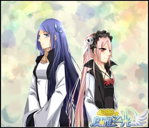 4399奥雅之光手绘板绘大唐除妖司青龙白虎-4399篱落笙
