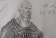 生死狙击玩家手绘—帅气的杰森