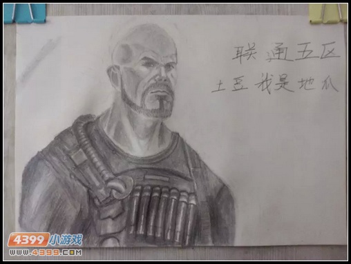 生死狙击玩家手绘—帅气的杰森