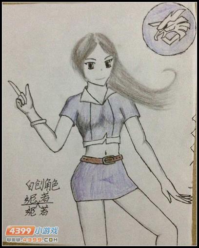 生死狙击玩家手绘—妮诺