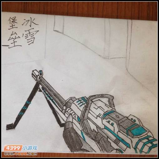 生死狙击玩家手绘—冰天雪地突击
