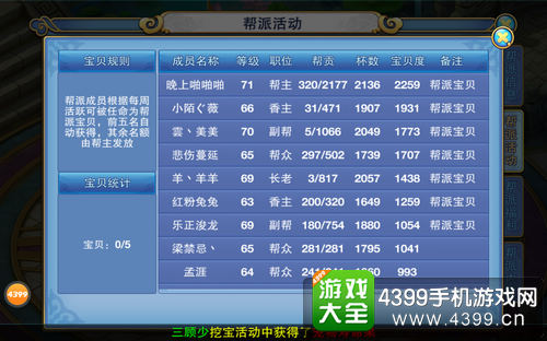 仙语帮派宝贝