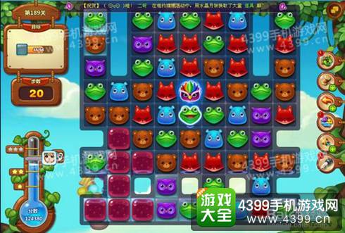 开心消消乐189关三星攻略