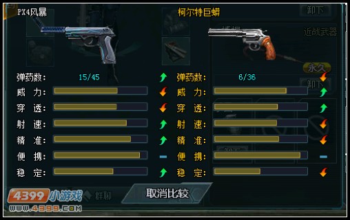 4399生死狙击PX4风暴个人武器心得