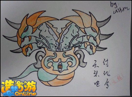 洪荒大劫篇手绘六头虫-4399小y