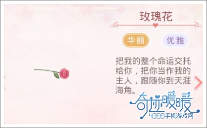奇迹暖暖玫瑰花