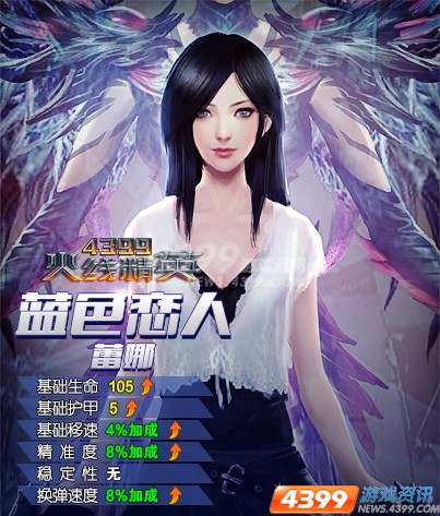 4399火线精英 蓝色恋人蕾娜神秘归来