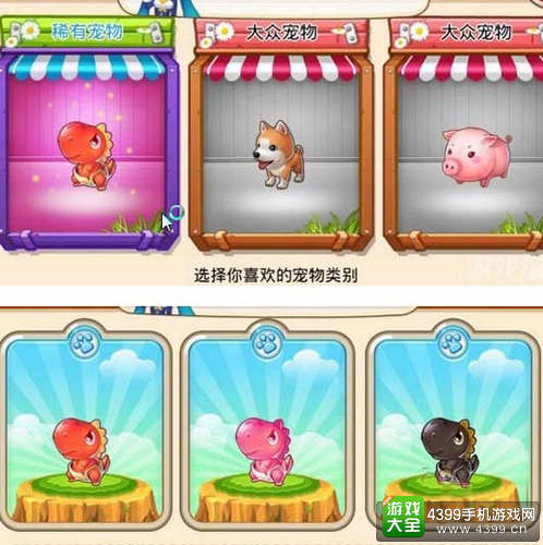 梦想星城宠物取名