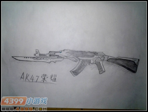 生死狙击AK47荣耀的帅气