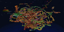 minecraftpe过山车存档 Rainbow Road