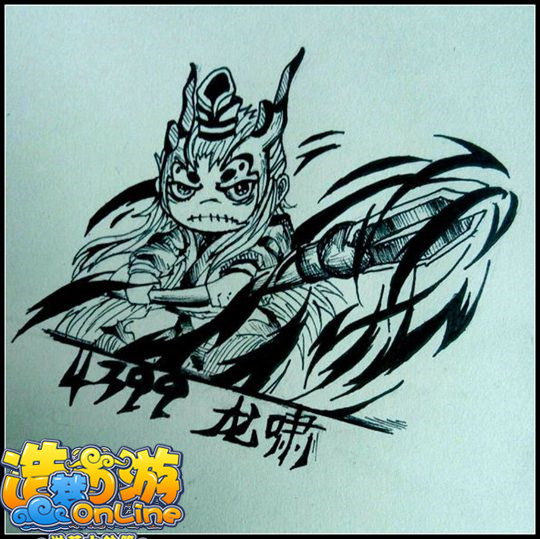 洪荒大劫篇小白龙手绘-4399龙啸九世冤
