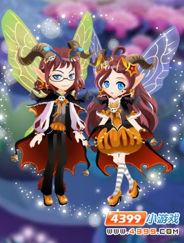 小花仙万圣恶魔套装 展示