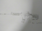 生死狙击玩家手绘—白银M4A1来袭