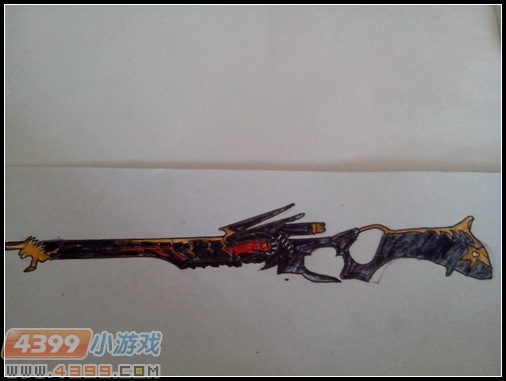 生死狙击玩家手绘—炎魔咆哮怒吼吧