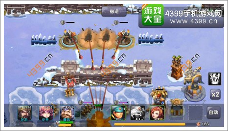 帝国塔防3第3-3关攻略