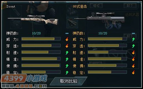 4399生死狙击平民88式连狙的那些数据你知道吗