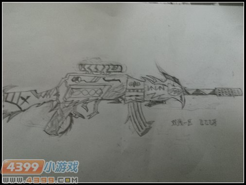 生死狙击玩家手绘—邪骑士