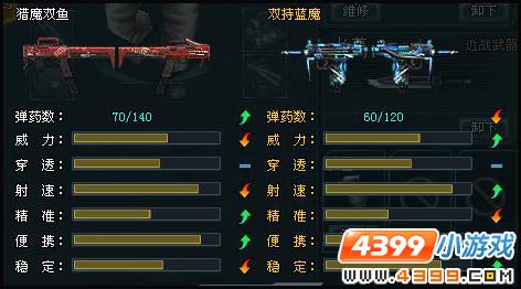 4399生死狙击猎魔双鱼武器个人解析